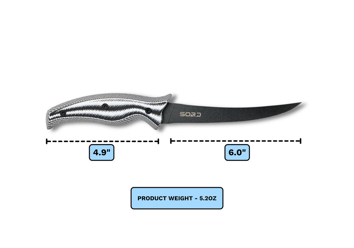 Sord 6in Fillet Knife - Flexy - Dogfish Tackle & Marine