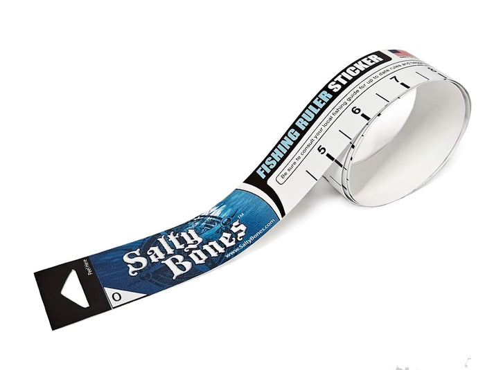 Salty Bones 36" Fishing Ruler Sticker - Dogfish Tackle & Marine