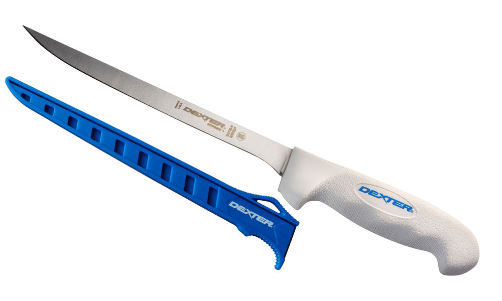 Dexter Outdoors 8 inch Softgrip Flexible Fillet Knife With Edge Guard