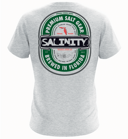 Salinity Brewed in Florida Pocket Short Sleeve Shirt