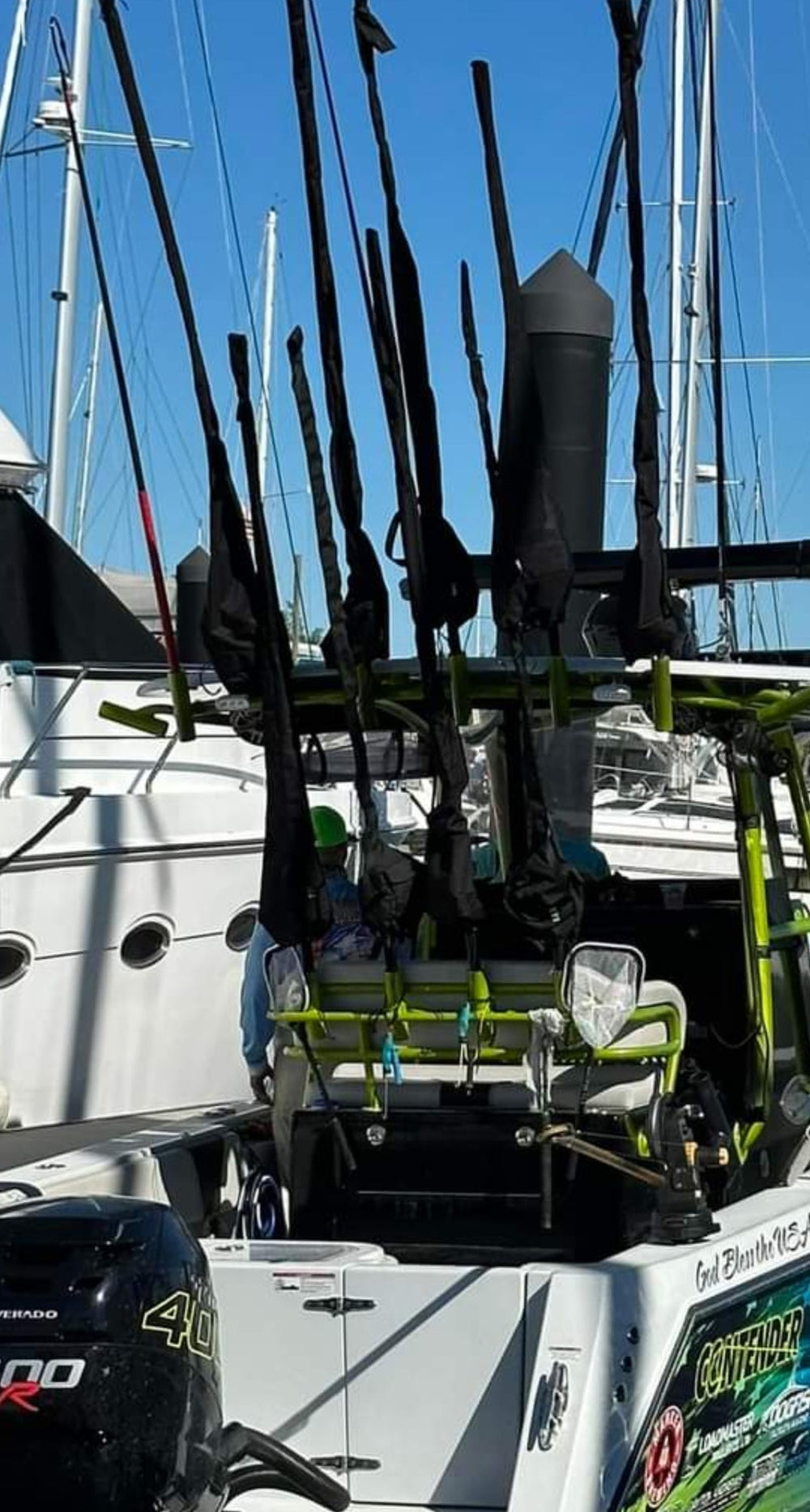 TTI Marine Custom Rod And Reel Cover