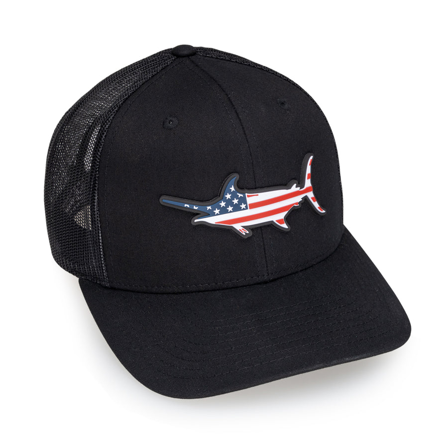 Fathom Stars and Bars Hat - Dogfish Tackle & Marine