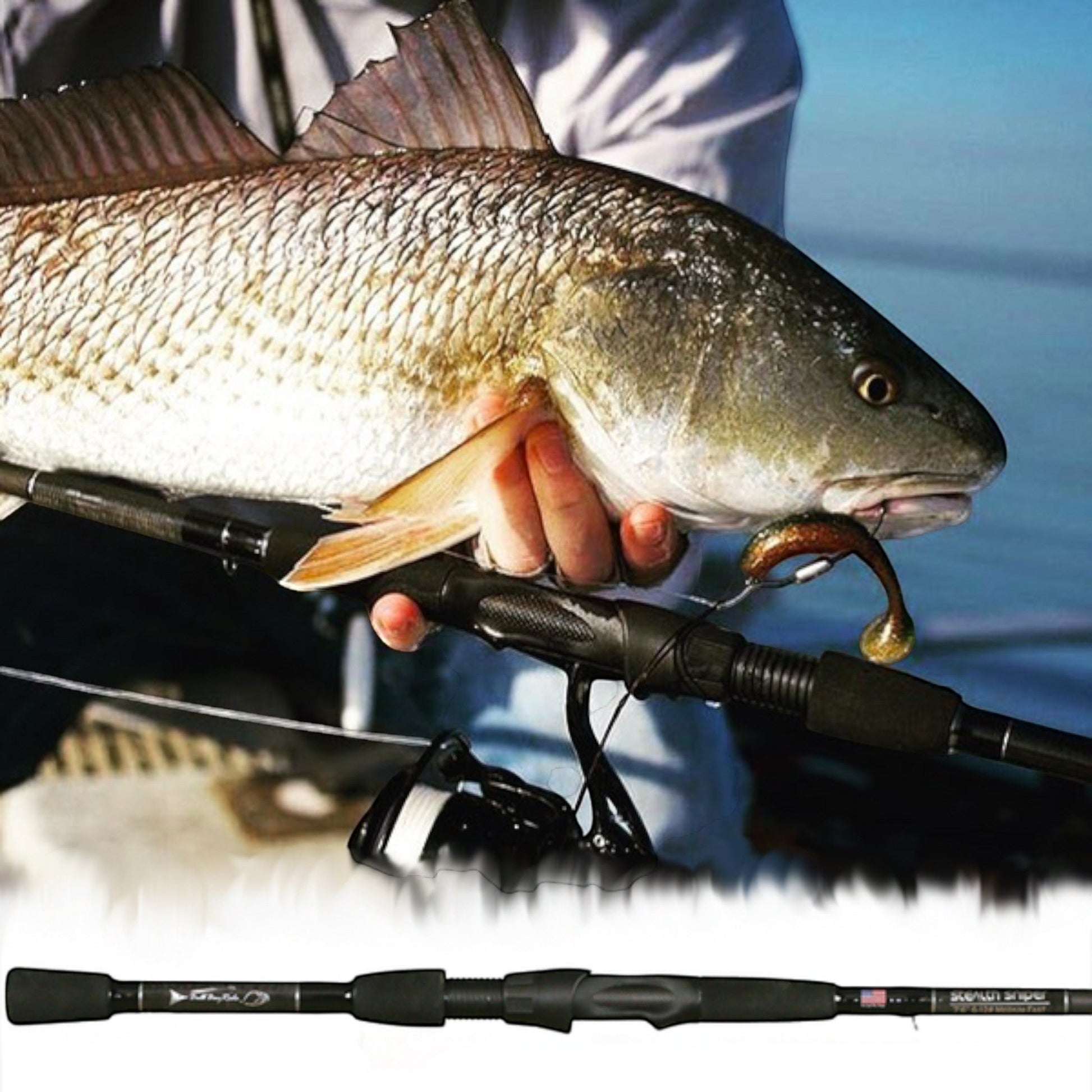 Bull Bay Stealth Sniper Travel Rod - 3 Piece - Dogfish Tackle & Marine