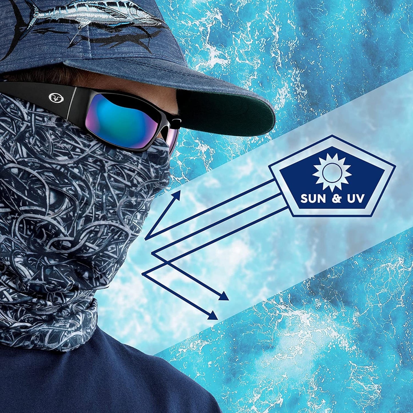 Flying Fisherman Sun Bandit Protective Headwear