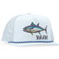 Bajio Bluefin Tuna - Flat Brim Twill Trucker Hat - Dogfish Tackle & Marine
