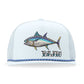 Bajio Bluefin Tuna - Flat Brim Twill Trucker Hat - Dogfish Tackle & Marine