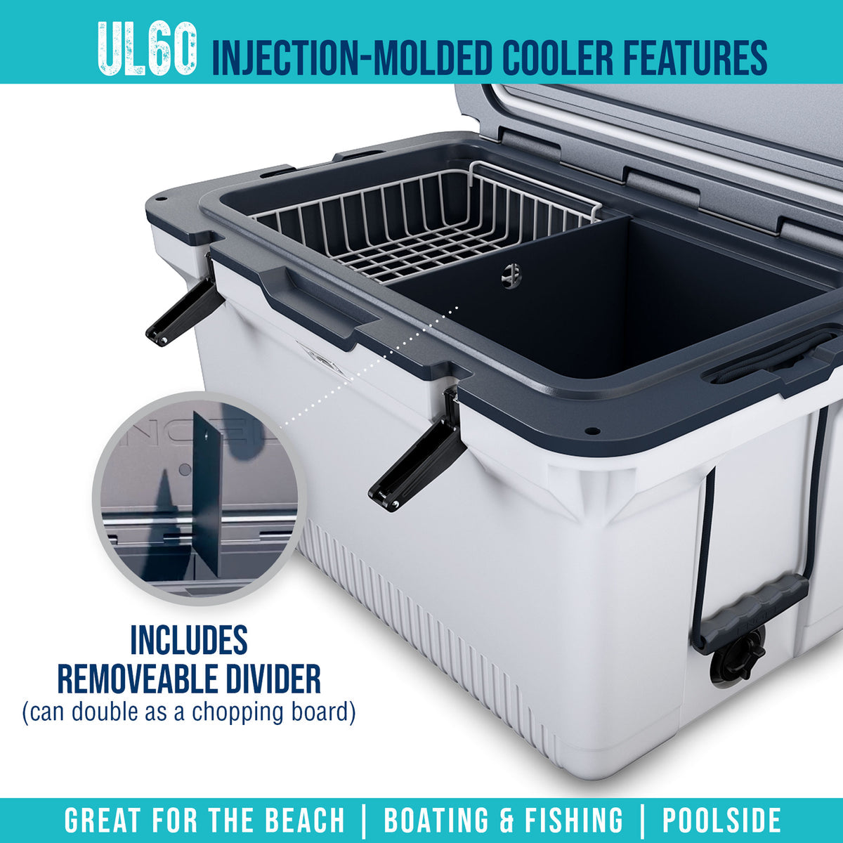 Engel 60Qt UltraLite Injection Molded Cooler - Dogfish Tackle & Marine