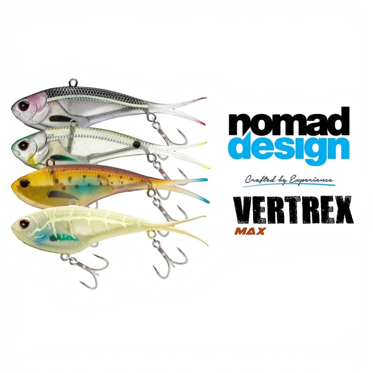 Nomad Vertex Max 130 Vibe 5" - 2-2/5oz - Dogfish Tackle & Marine