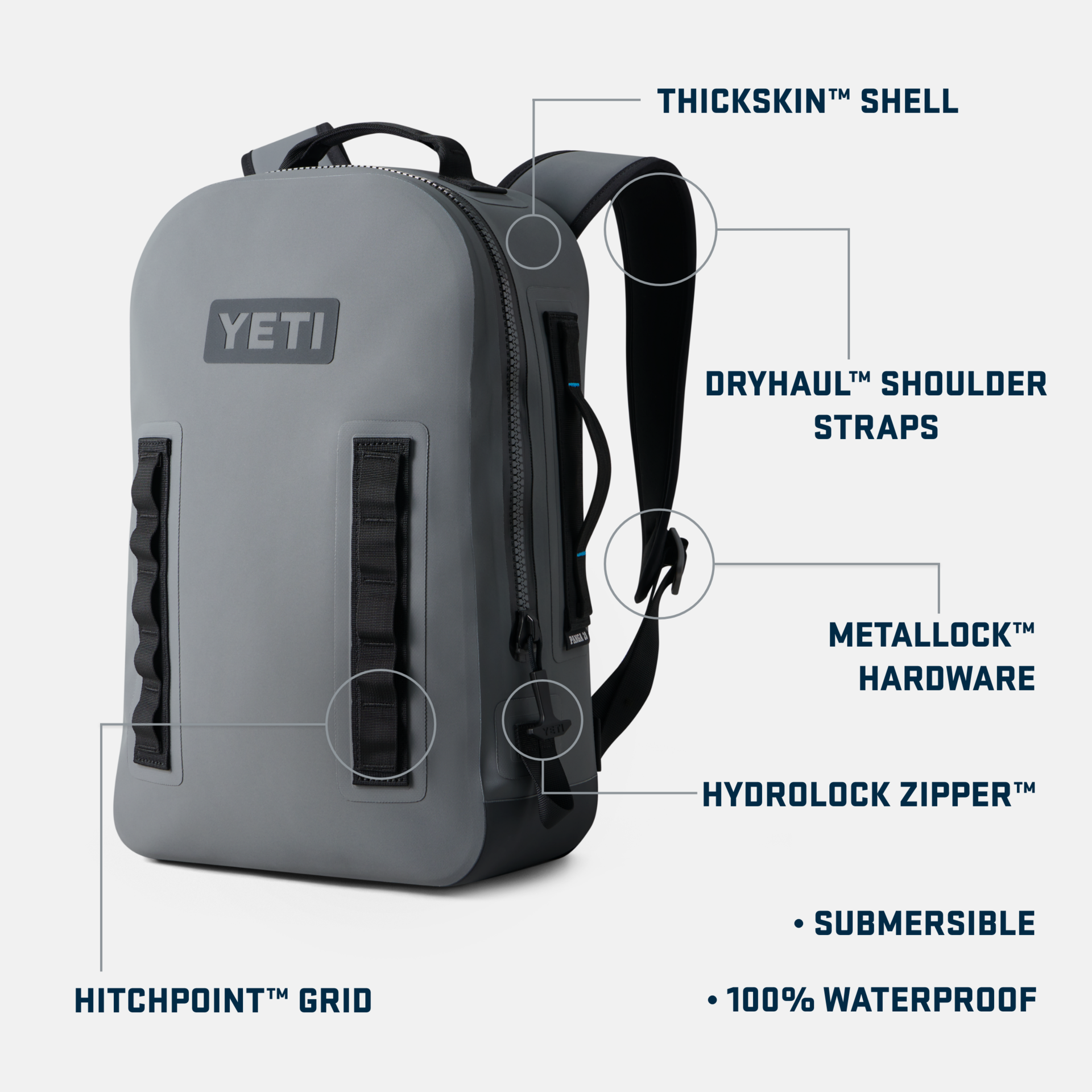 Yeti Panga 28 Liter Waterproof Backpack - Dogfish Tackle & Marine