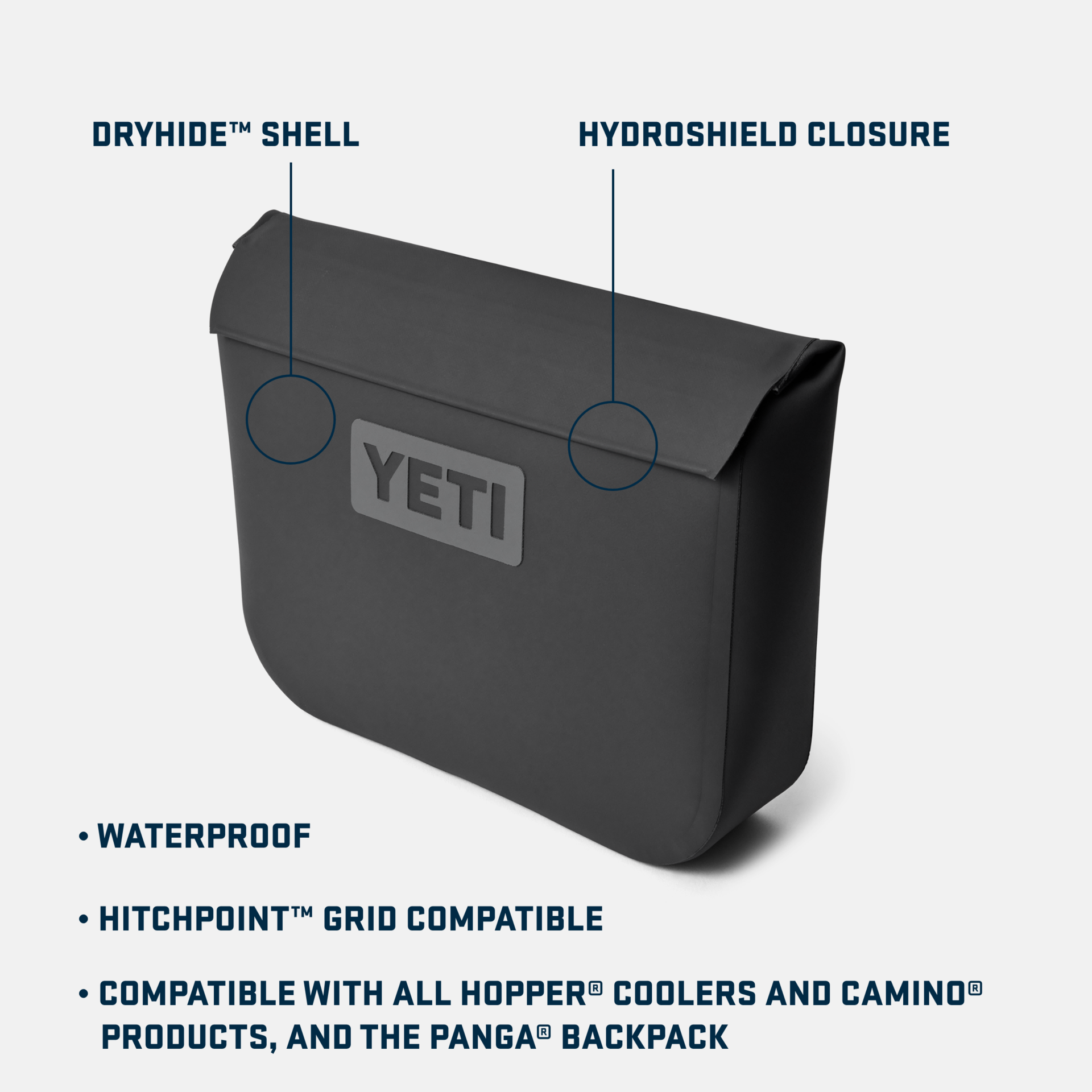 YETI Sidekick Dry 6L Waterproof Gear Bag - Dogfish Tackle & Marine