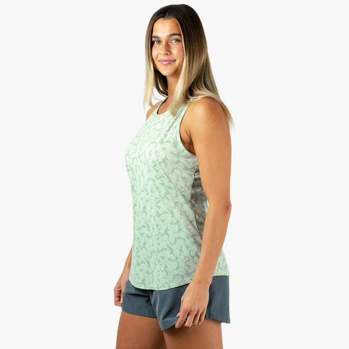 Aftco Women's Ocean Bound Printed Performance Tank - Dogfish Tackle & Marine