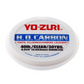 Dogfish Tackle & Marine Yo-Zuri H.D. Carbon clear 100% fluorocarbon fishing leader spool for superior invisibility.