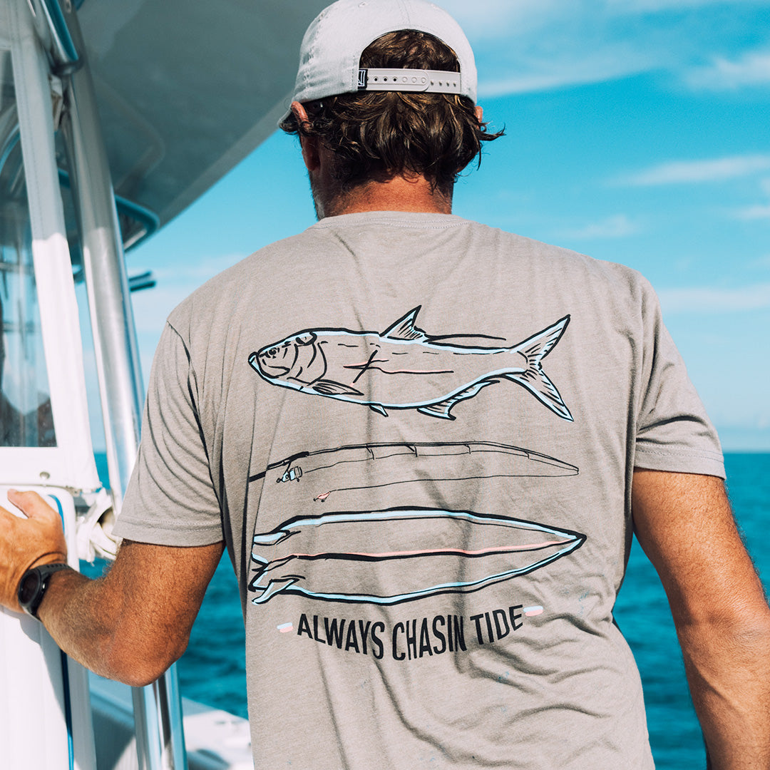 Kscott Chasin Tide Fishing T-shirt - Dogfish Tackle & Marine