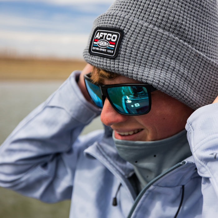 Aftco Chevron Waffle Fishing Beanie