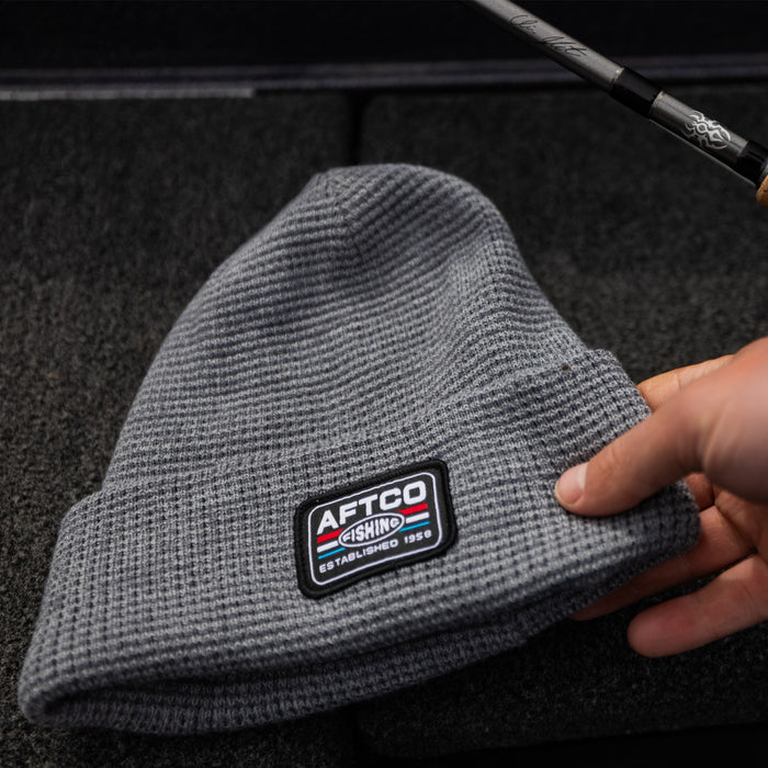 Aftco Chevron Waffle Fishing Beanie