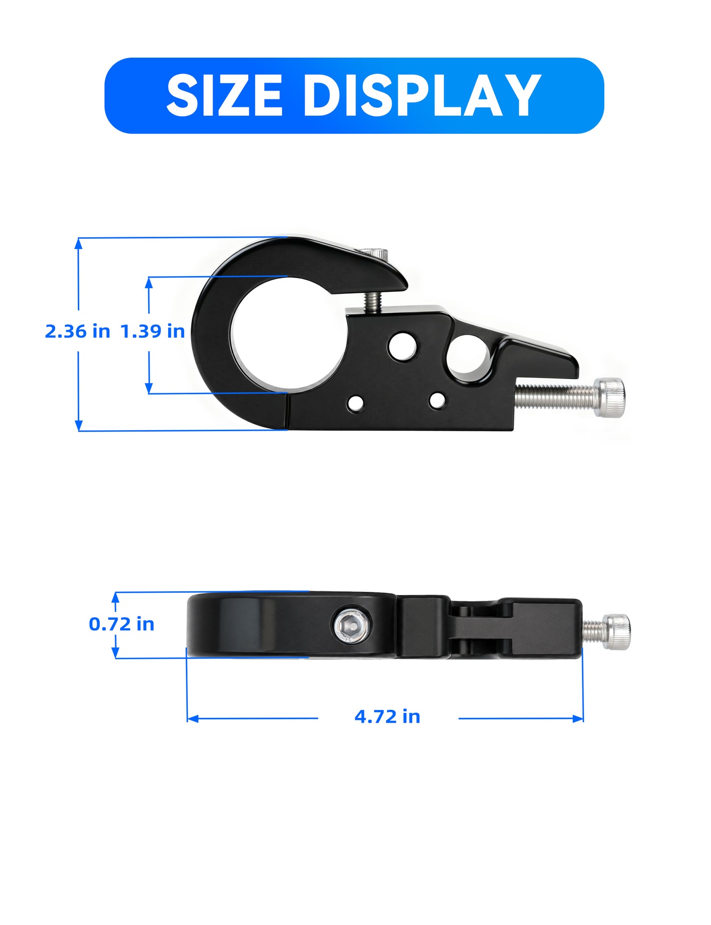 Bluewing Clamp for LP1200 / LP2400 to fit Bluewing Rod Butts