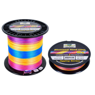 Diamond Yard Line Jigging Braid 8x Braided Fishing Line - 300yrd