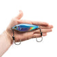 Dogfish Tackle & Marine Angler Co Widowmaker Jig, 150g slow pitch jig with shad-profile body in blue and silver.