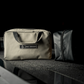 Dogfish Tackle & Marine 6th Sense Bait Binder storage bags in beige and black for organized fishing gear