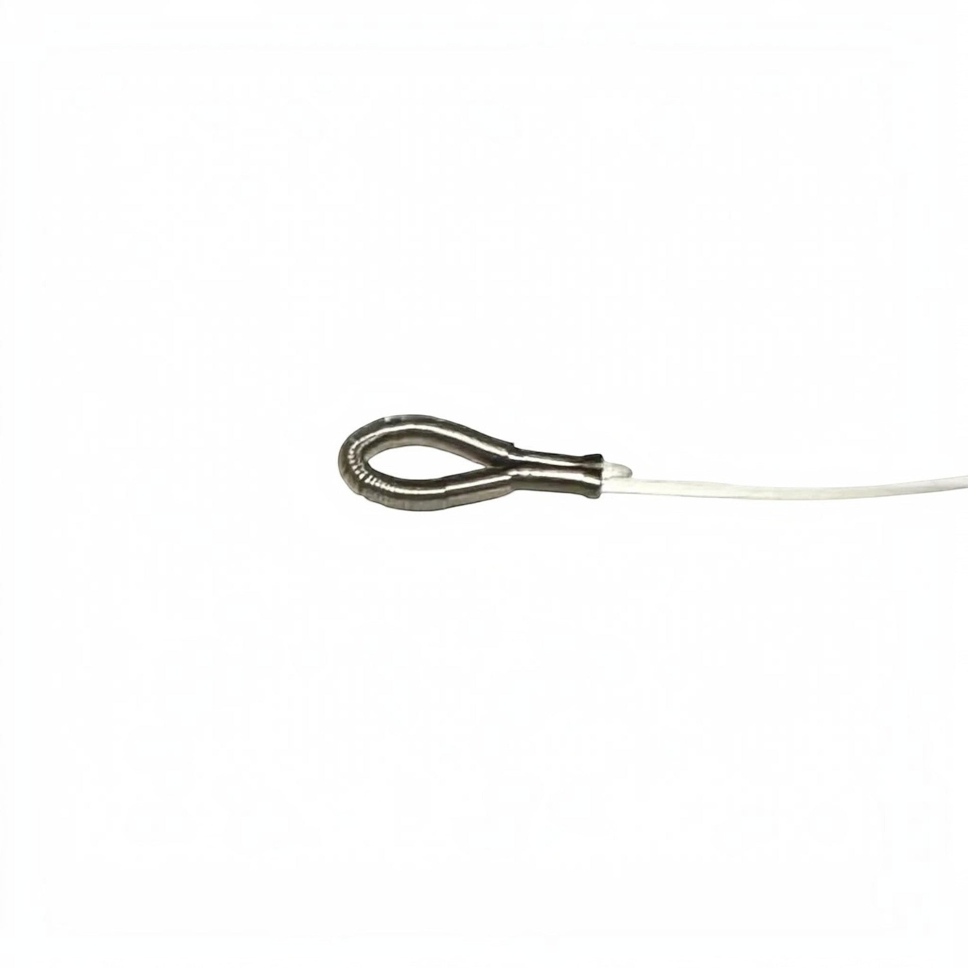 Dogfish Tackle & Marine pre-made ballyhoo fishing rig with stainless steel hook and monofilament line.
