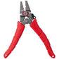 Dogfish Tackle & Marine Bubba 7in crimpers with red non-slip grip and integrated side cutter.