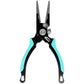 Dogfish Tackle & Marine Danco Pro Series 6.5-inch aluminum fishing pliers with black frame and teal rubber grips.