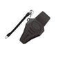 Dogfish Tackle & Marine Danco large black rubber plier sheath with swiveling belt clip and coiled safety lanyard.