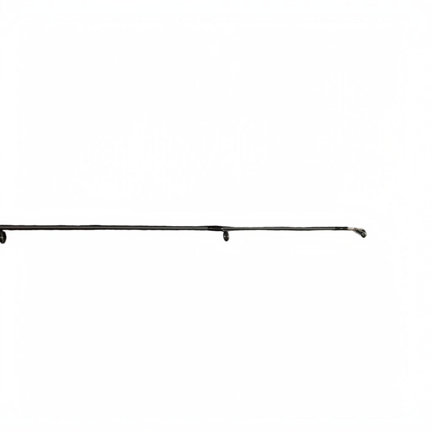 Dogfish Stik Signature Series graphite spinning fishing rod with cork reel seat and Fuji alconite guides.