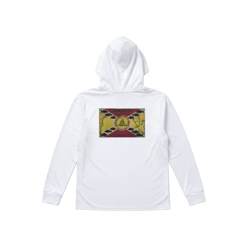 Dogfish "Don't Tread On Me" Logo Long Sleeve Hooded Micro