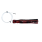 Dogfish Tackle & Marine pre-rigged Mutha Chugga trolling lure in dark red and black with monofilament leader