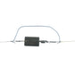 Dogfish Tackle & Marine gray planer bridle with blue line and swivels for fishing
