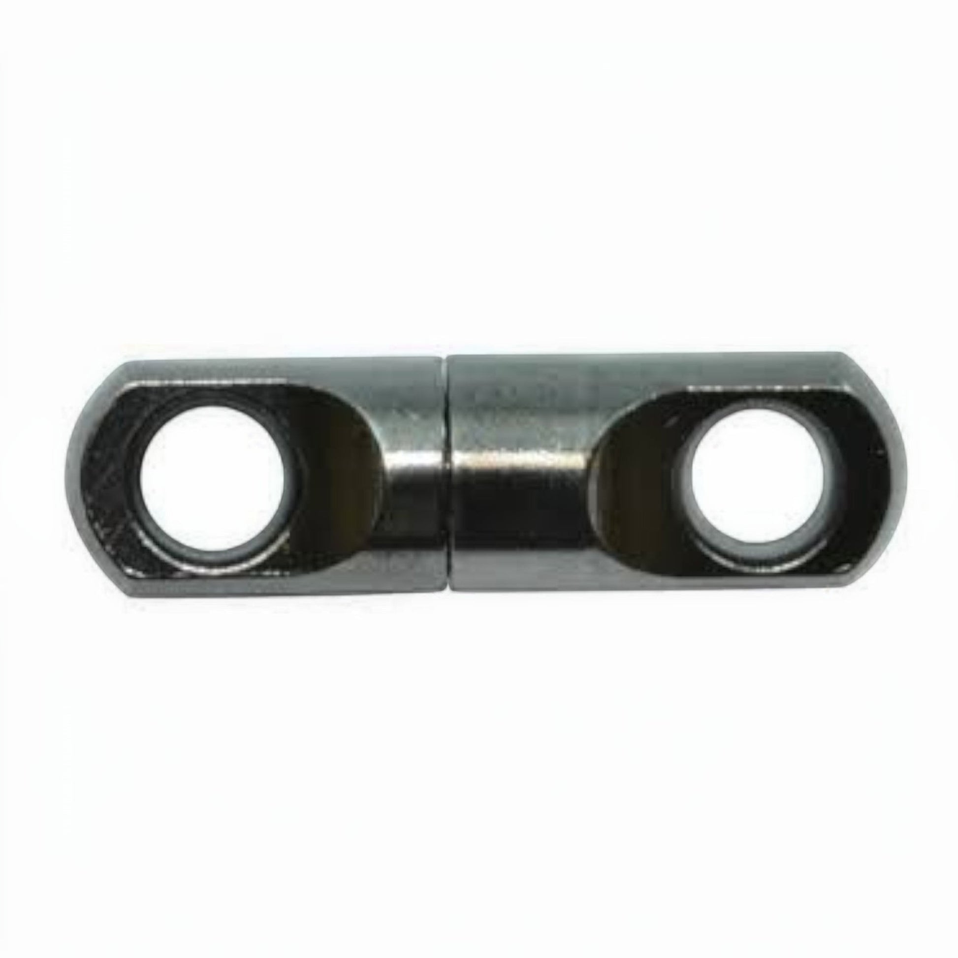 Dogfish Tackle & Marine silver metal wind-on planer bridle with two eyelets for fishing line connection.