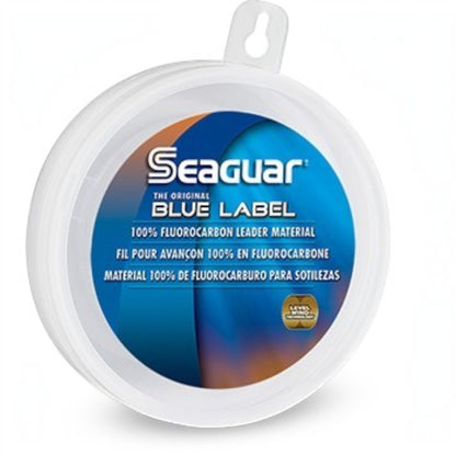 Dogfish Tackle & Marine Seaguar Blue Label fluorocarbon fishing leader spool with high-strength double structure