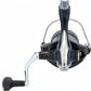 Dogfish Tackle & Marine Shimano Catana FE spinning reel in dark blue and silver with black handle. Features AR-C spool and Varispeed II line lay.