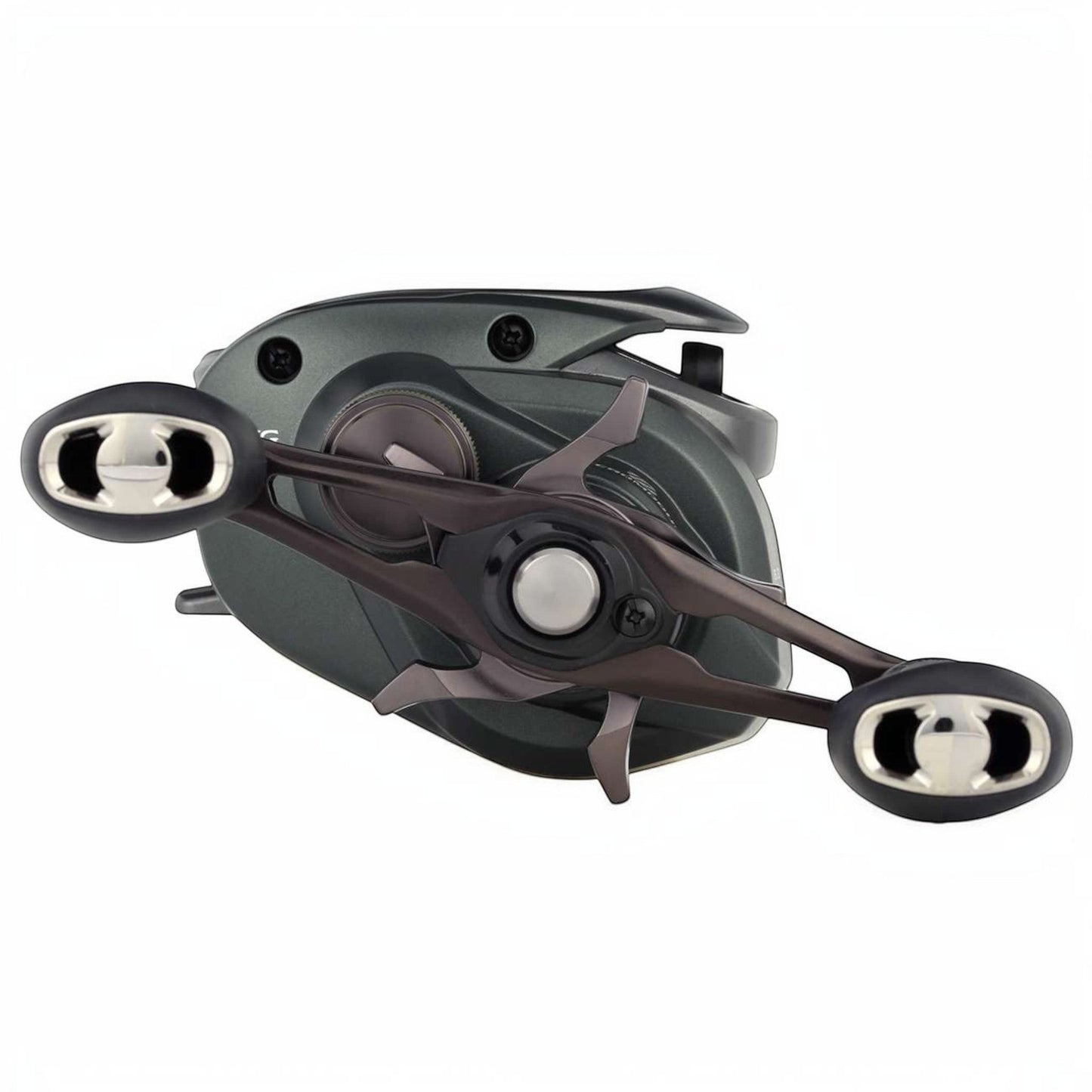 Dogfish Tackle & Marine Shimano Curado 150 M baitcasting reel in dark grey with black and silver accents. Features MGL Spool III and SVS Infinity.