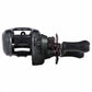 Dogfish Tackle & Marine Shimano Curado 150 M baitcasting reel, dark grey with purple accents, MGL Spool III, SVS Infinity braking.