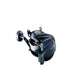Dogfish Tackle & Marine Shimano ForceMaster 9000A electric fishing reel, dark blue with silver and blue accents, digital display.