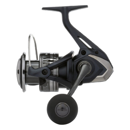 Dogfish Tackle & Marine Shimano Miravel spinning reel in dark gray with silver accents. Lightweight CI4+ body and MGL rotor.