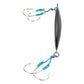 Dogfish Tackle & Marine Shimano Ocea Sardine Waver 250g slow pitch jig in black with dual assist hooks
