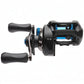 Dogfish Tackle & Marine Shimano SLX DC low profile baitcasting reel, black with blue accents and 7.2 gear ratio.