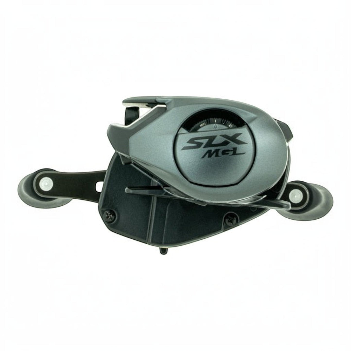 Dogfish Tackle & Marine Shimano SLX MGL 70 baitcasting reel in gunmetal grey with MGL Spool and HAGANE Body.