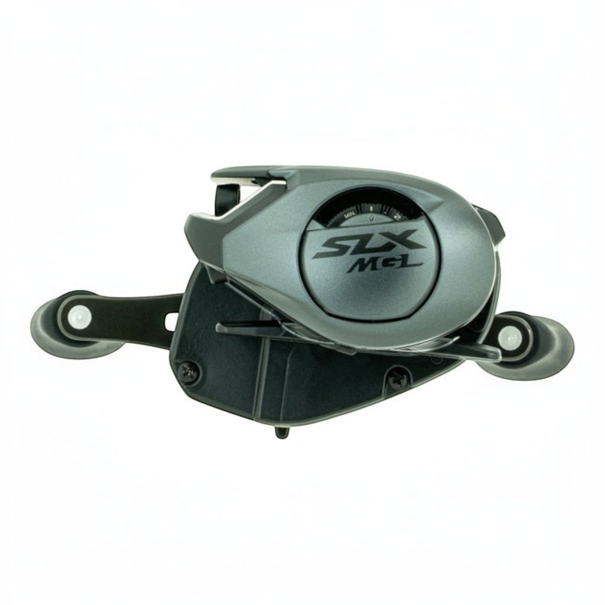 Dogfish Tackle & Marine Shimano SLX MGL 70 baitcasting reel in gunmetal grey with MGL Spool and HAGANE Body.
