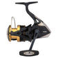 Dogfish Tackle & Marine Shimano Spheros SW A spinning reel in black and gold with HAGANE body and X-Ship technology.