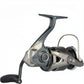 Dogfish Tackle & Marine Shimano Stella FK spinning reel in gunmetal grey and silver with black handle. Advanced fishing gear.