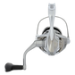 Dogfish Tackle & Marine Shimano Stradic FM spinning reel, silver and black, with a cold-forged aluminum spool and machined handle.