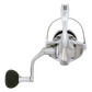 Dogfish Tackle & Marine Shimano Stradic FM spinning reel, silver, with a black foam handle and a one-piece bail.