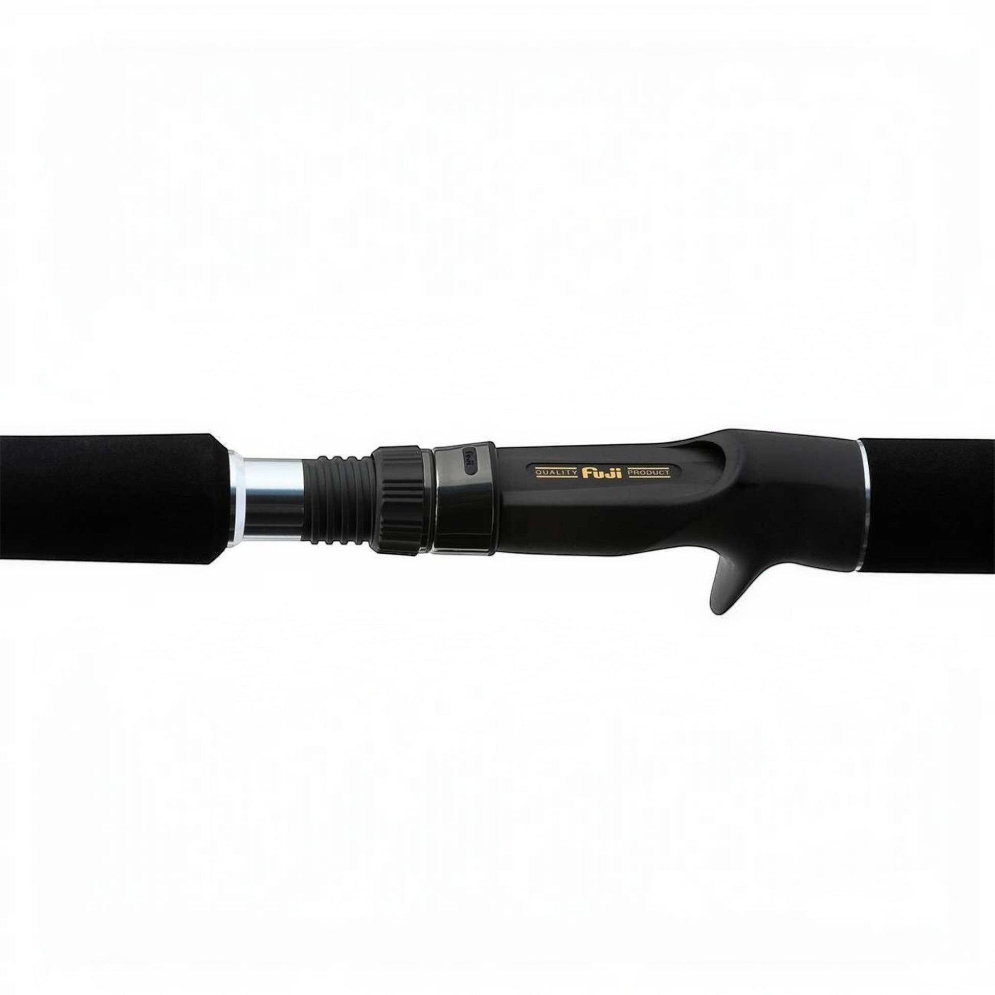 Dogfish Tackle & Marine Shimano Talavera Type J Jigging Rod with black EVA split grip and Fuji reel seat.