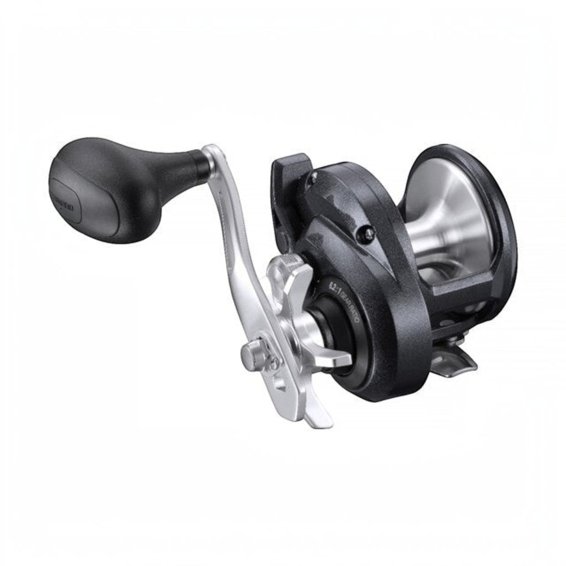 Dogfish Tackle & Marine Shimano Torium Star Drag conventional fishing reel, black with silver accents, 6.2:1 gear ratio.