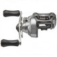 Dogfish Tackle & Marine Shimano Tranx 150 baitcasting reel, silver with black handle grips. Features 8.2 gear ratio.