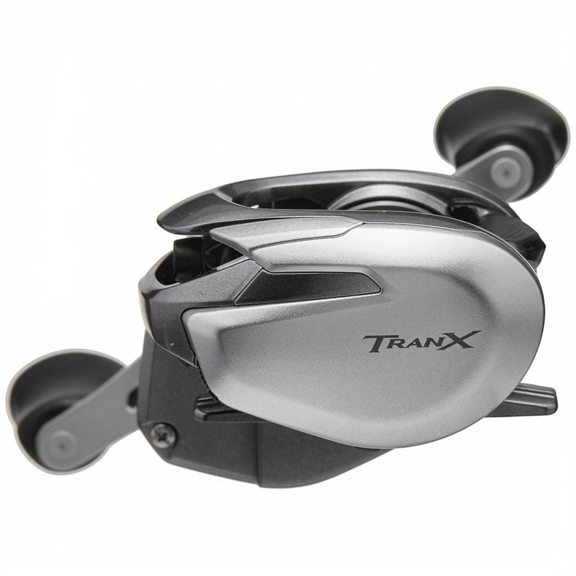 Dogfish Tackle & Marine Shimano Tranx 150 baitcasting reel, silver and black, low-profile design with Hagane Body and CoreProtect.